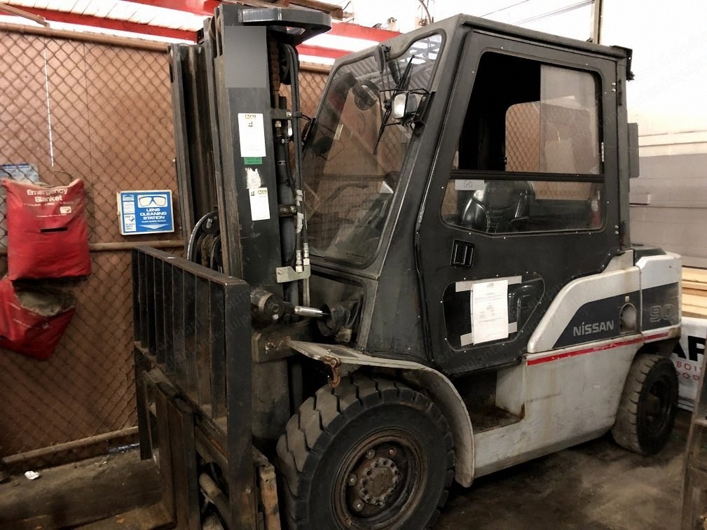 Nissan, PD90, 2010, 9000 lbs Capacity, Triple Stage Mast, Diesel