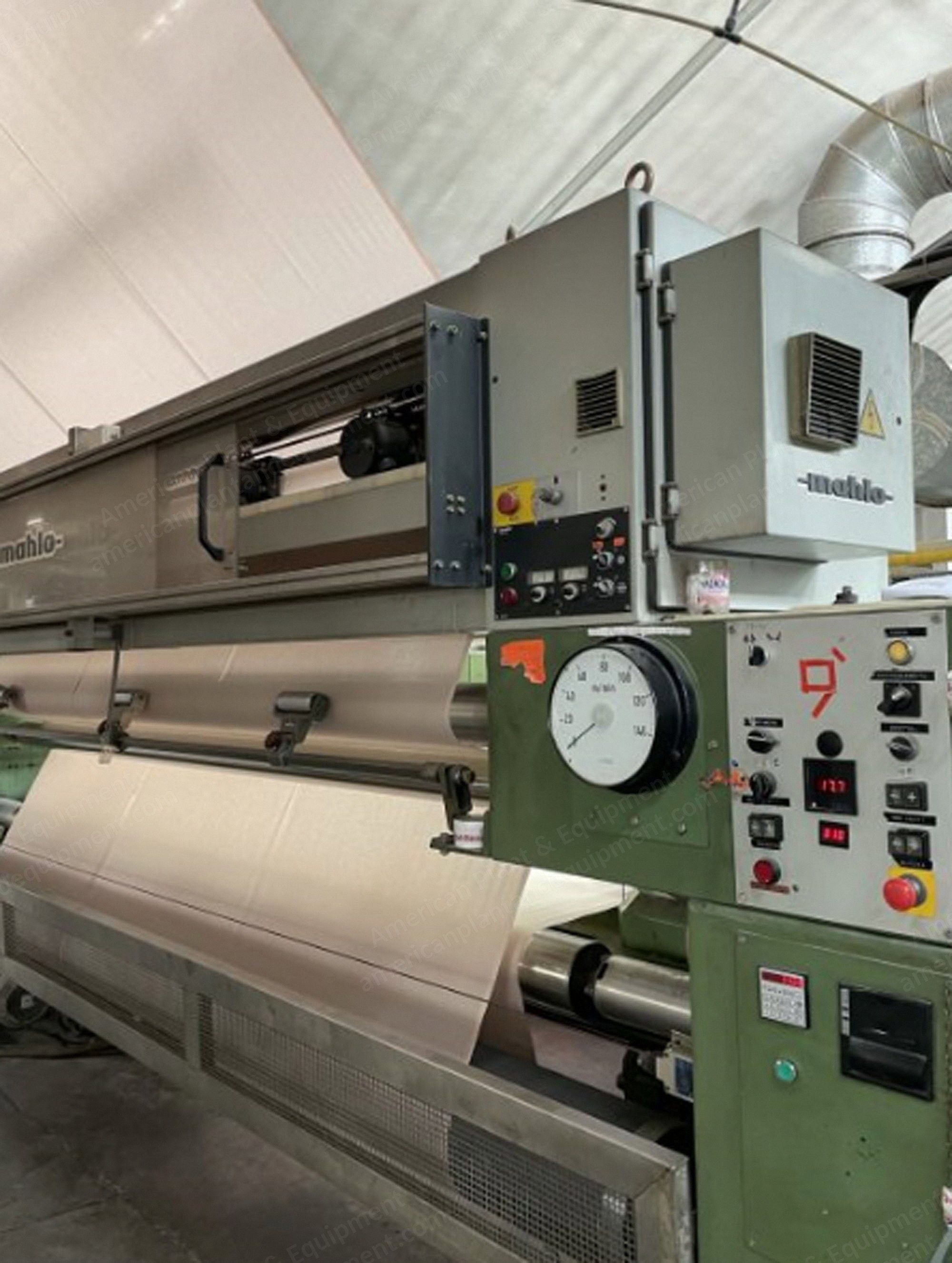 Babcock, Stenter Frame, 1988, Working Width 3200mm, 7 Chambers, Gas Fired, Combined Pin & Clip Chain