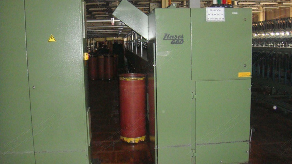 Zinser, 660, 1994-1995, 96 Spindles, SKF PK 1500 Drafting