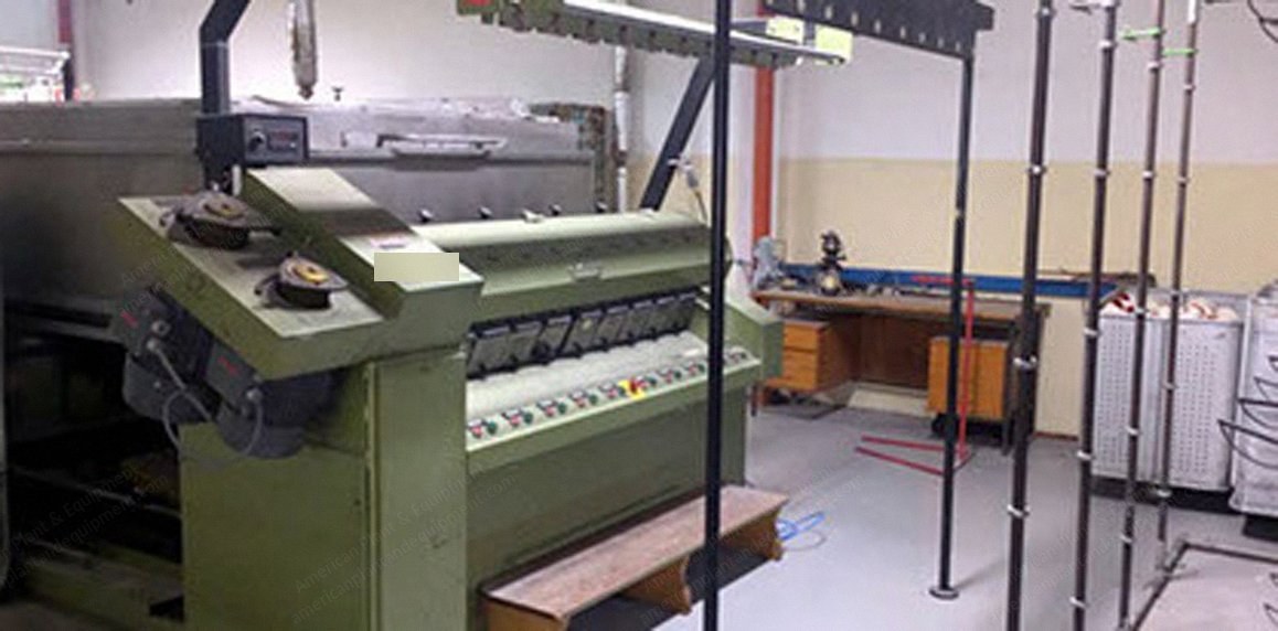 Superba, Spirovap WPM / U, 1995, Yarn Steaming and Shrinking Machine, 10 Conveyors, with Gilbos IDS-10 Winder