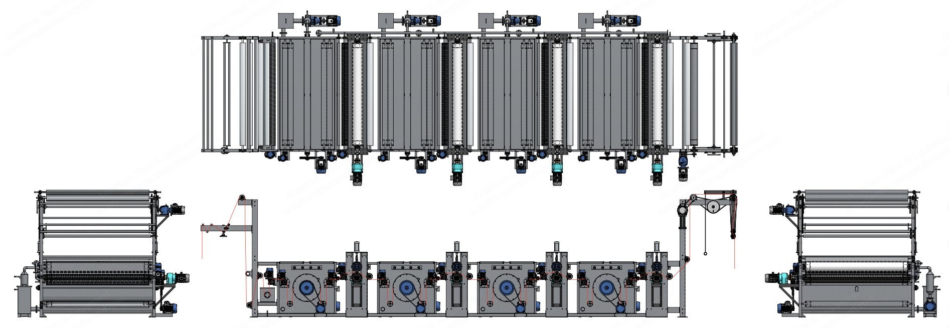 NovaStar, Open Width Tensionless Vibrating Drum Washer, 2000mm Roller Face, 1800mm Fabric Width