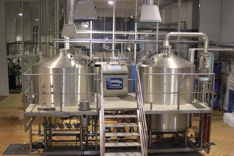 Industrial Brewery, Brewhouse 20 HL, 6000-7000 HL Annual Capacity, Steam Heated