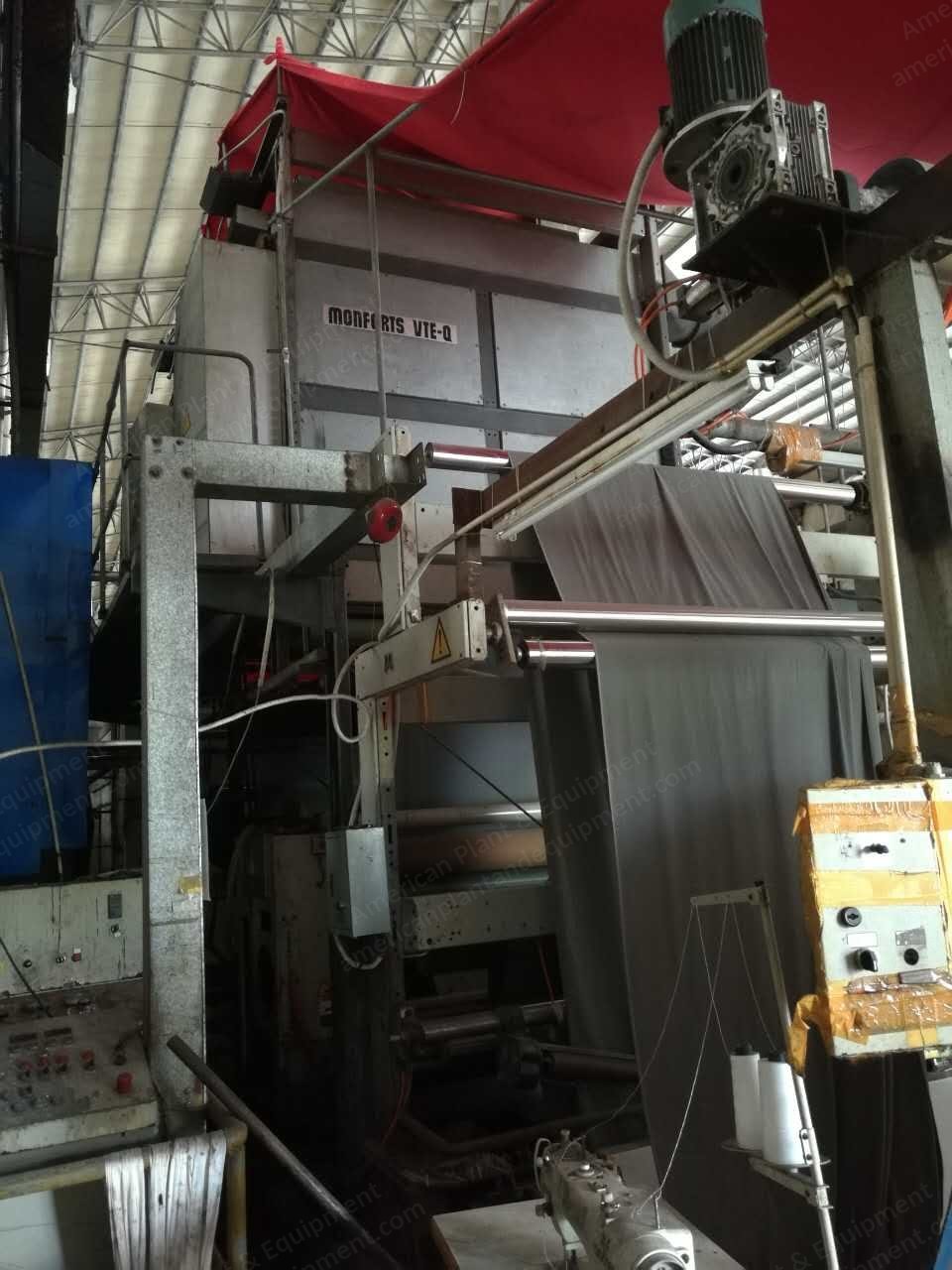 Monforts Dyeing Machine, 2003, 1800mm Working Width, 4 Chambers, Oil Heated