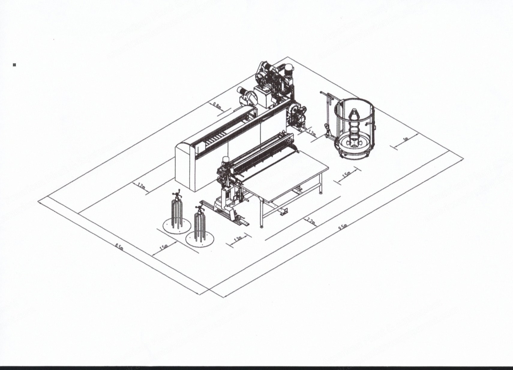 NovaStar, SB166, Transfer Coiler Assembler System for Bonnell Springs, 83-85mm Coil OD, 100-180mm Coil Height