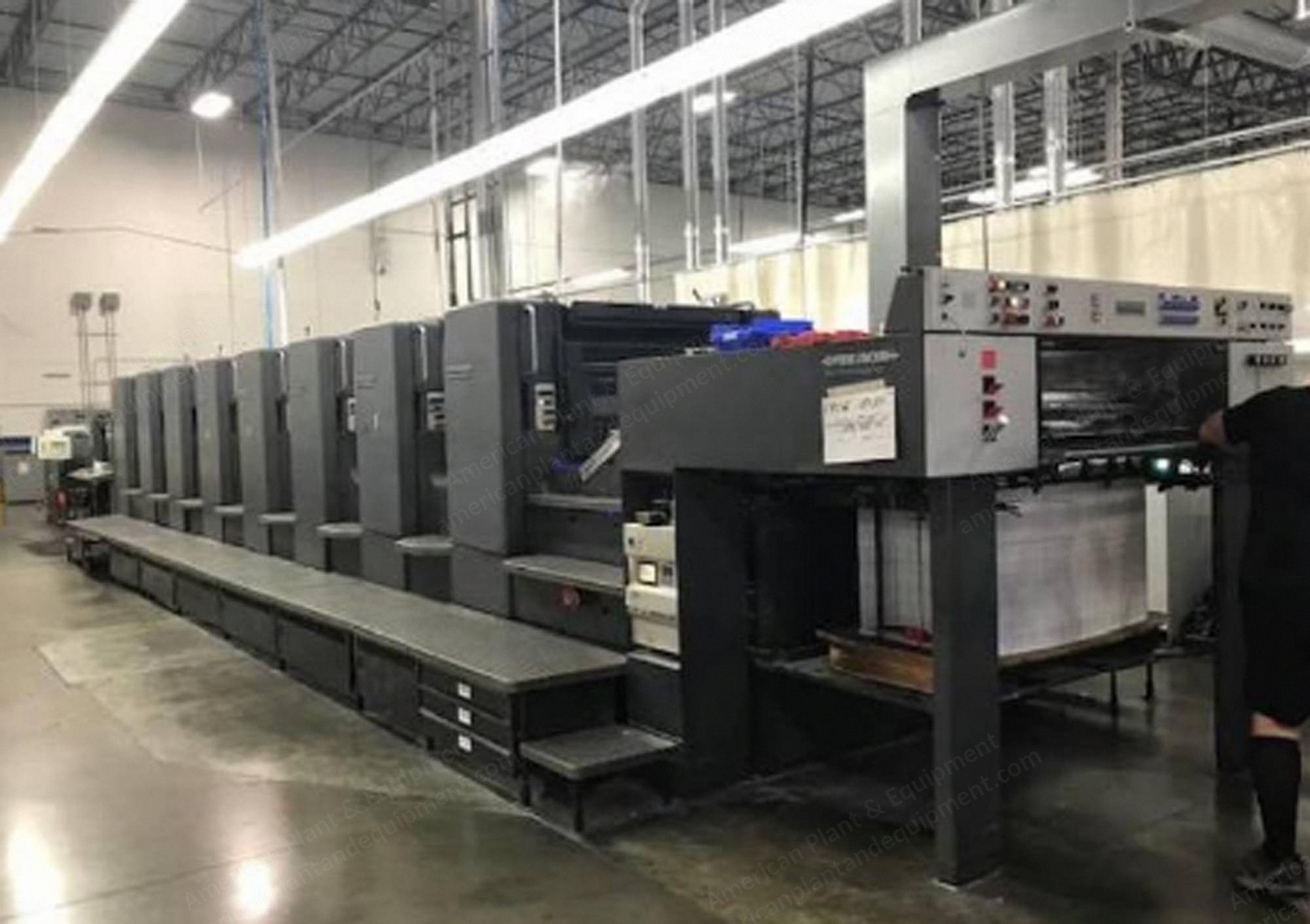 Heidelberg, SM-102-8-P-5, 1996, 8 Colors, 720x1020mm, LED-UV, Roll Sheeter