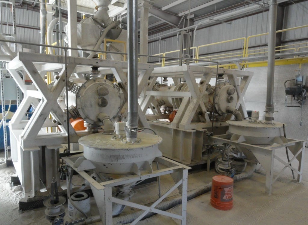 Microgrind, 2080VKE, Vibratory Rod Mill, 20" Diameter x 80" Long, with Eriez 46C Vibratory Feeder