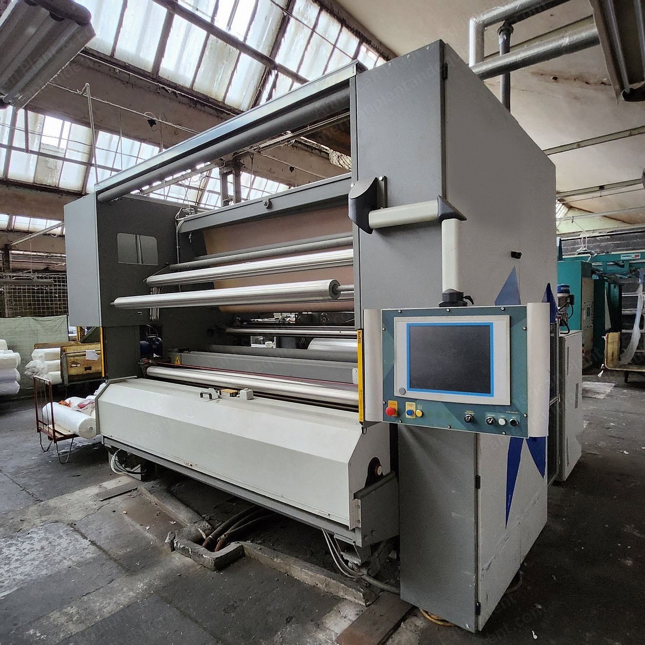 Cibitex, Heated Pipe, 2013, Continuous Open Width Sanforizing Machine, 2400mm Width, 2600mm Roller Width