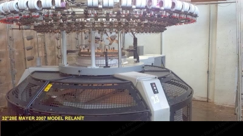 Mayer & Cie, Open Width Knitting Machine, 2007, 32 Inches, 28gg