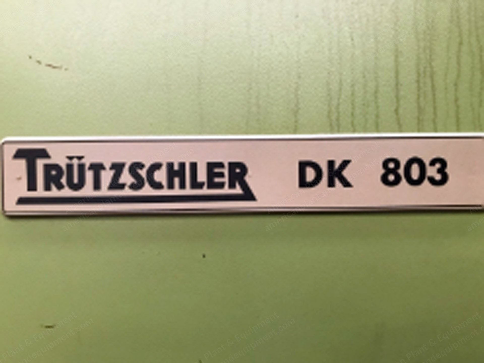 Trutzschler, DK 803, 1997, Carding Machines, Can Size 1000x1100mm, 380V 50Hz