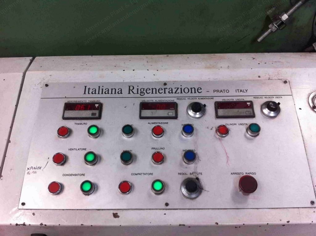 Dell'Orco & Villani, Tearing Plant, 1500mm Working Width, with 2 Rotary Cutters, Beater Mixer, 150 Ton Baler