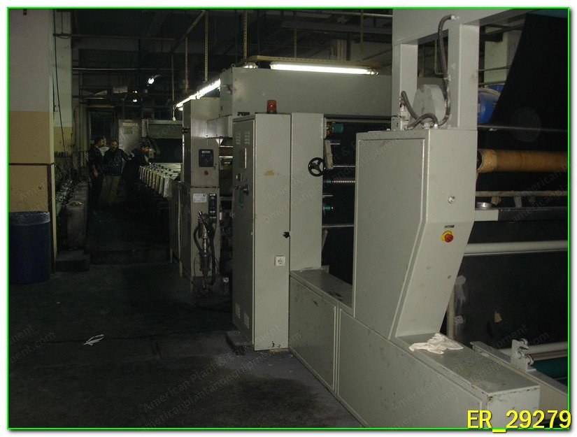 Reggiani, PDK, 1996, 1900mm Width, 12 Color, 3 Chamber Gas Dryer