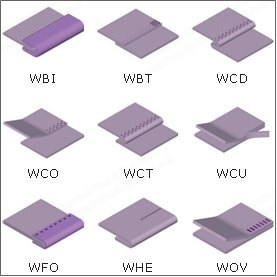 Schips, Ultrasonic Weld Types
