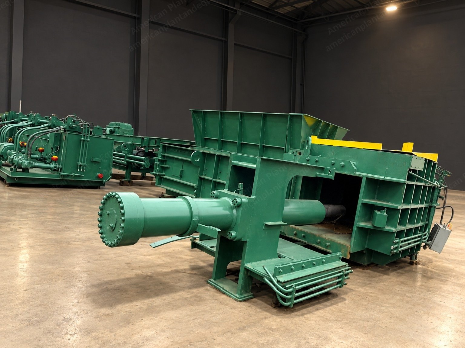 Harris, HRB-1545, 2003, Two Ram Baler, 300 HP, 16 Inch Main Cylinder, Bolt-On Bagging System