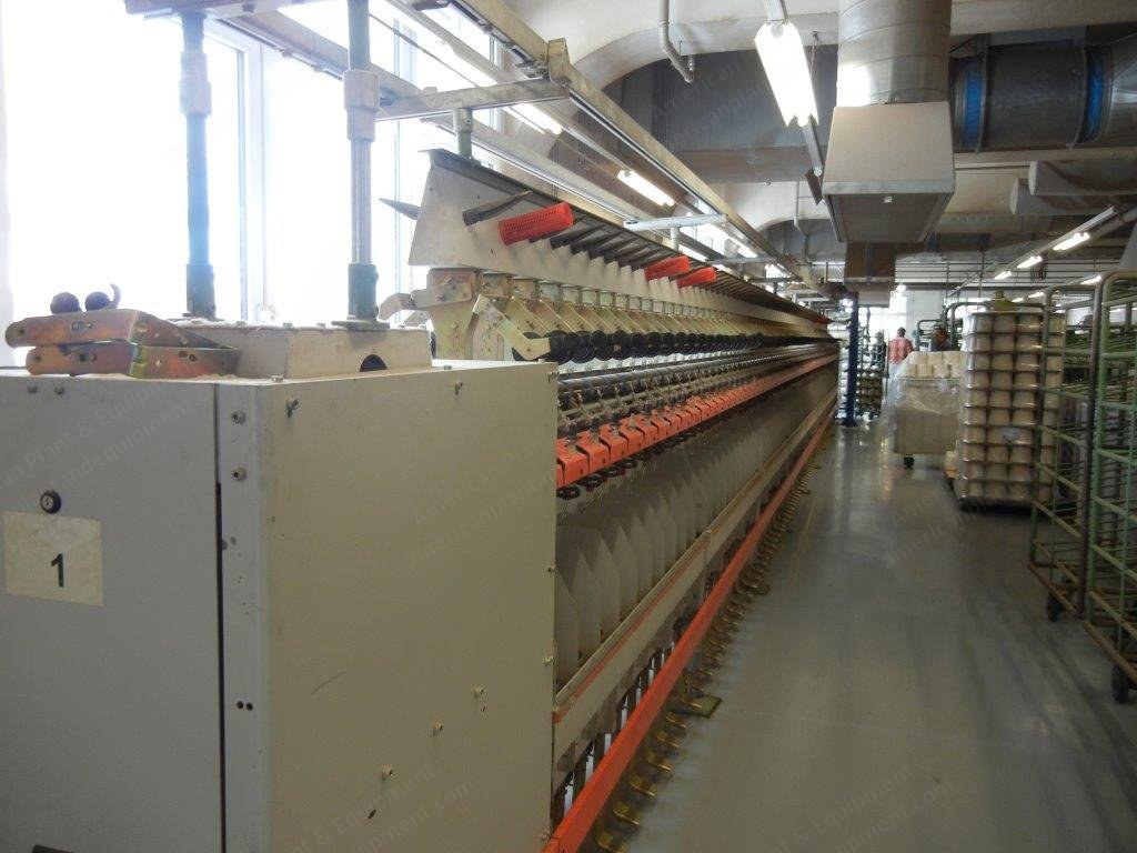 Complete Twisting Factory for Fine Yarns, 1972 to 2007, Volkmann, Schlafhorst, SSM, Saurer Twisters and Winders