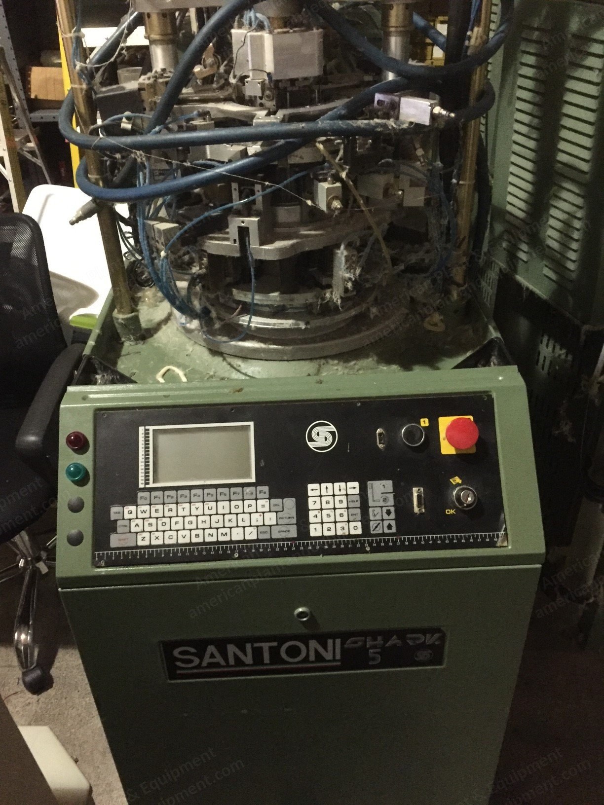 Santoni, Shark, 1995, 5" Cylinder, 64 Needles, 4gg Gauge