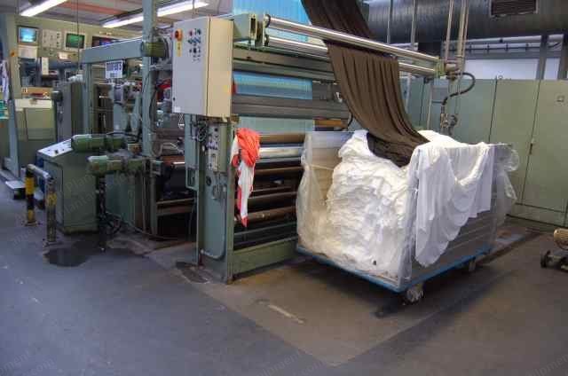 Monforts, 12 G/K-V, 1989, 2400mm Working Width, 6 Chambers, Gas-Heated