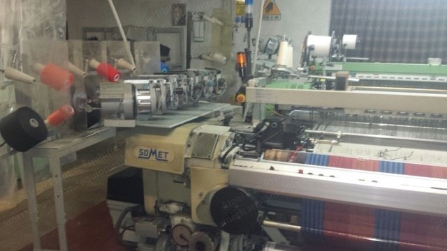 Somet, Excel, Super Excel & Thema 11E, 1992-2004, 2100mm & 2200mm Width, 8 Colors, Staubli Dobby