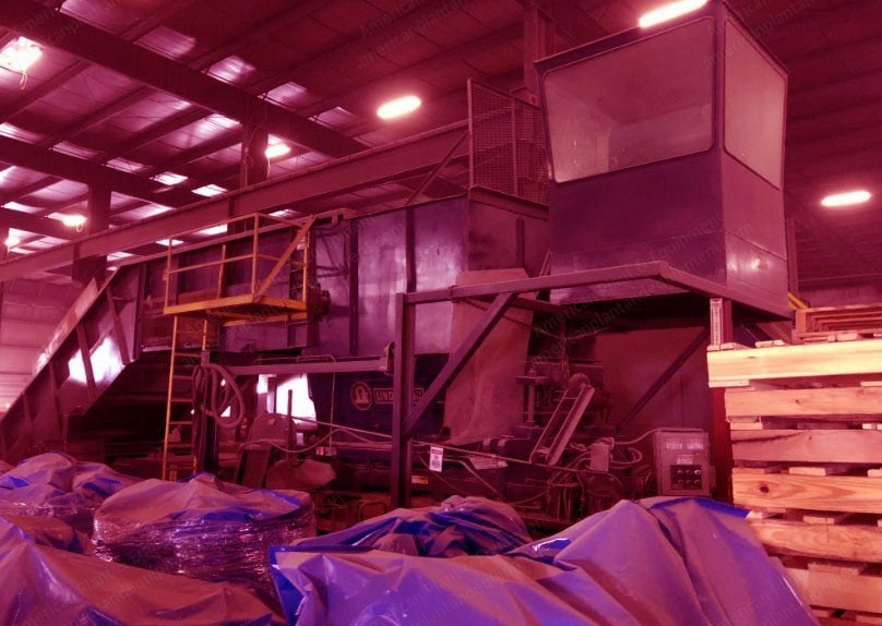 Lindemann, 1132-200T, 1992, 217 Tons Ram Pressure, 2x100HP Motors, 30x45x60 inch Bale Size