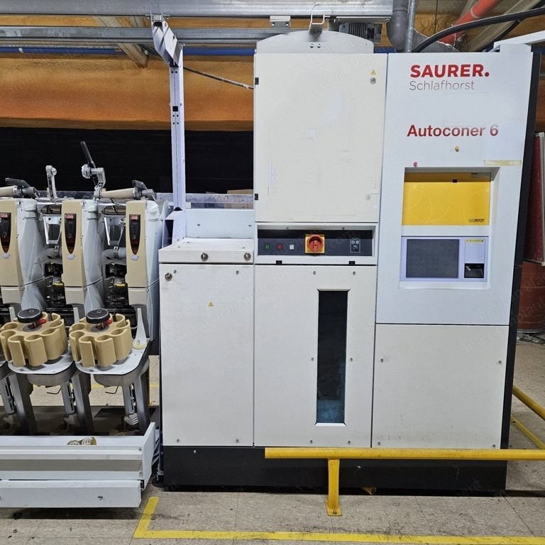 Schlafhorst X6 Auto Winder, 2015, 50 Drums, Thermo Splicer, Magazine 9 Holes