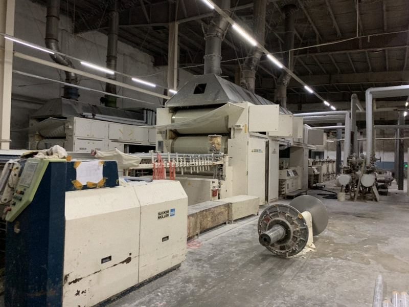 Sucker Muller Hacoba, Sizing Machine, 2004, 3400mm to 3600mm Width, 12 Drying Cylinders