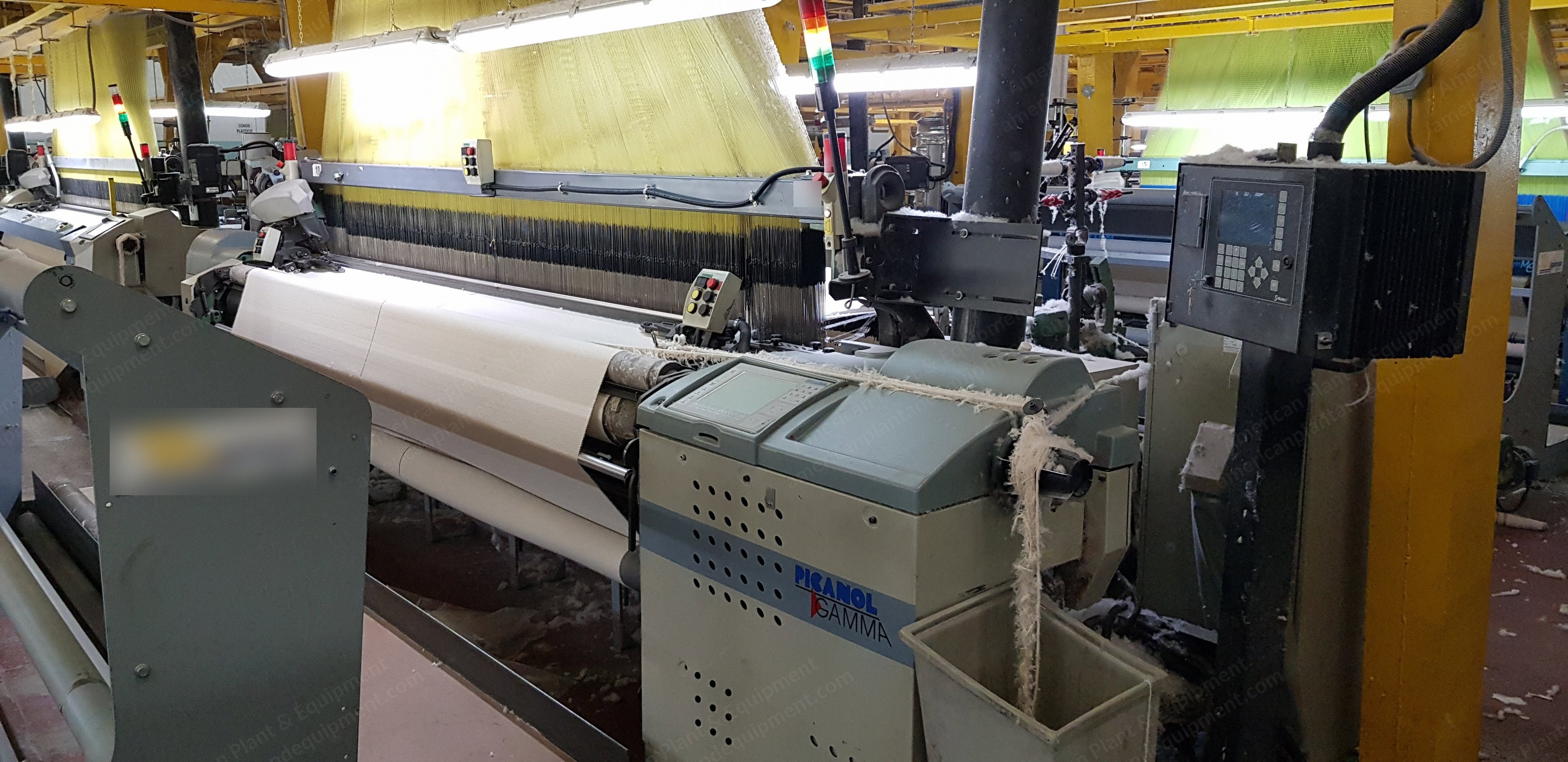 Picanol, Gamma, 2002, 3200mm to 3400mm Width, Jacquard Looms