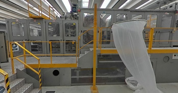 F.O.R., Injection 06803/D153C1AP, 2003, 3800mm Working Width, Double/Triple Doffer, with Truetzschler FBK 3700