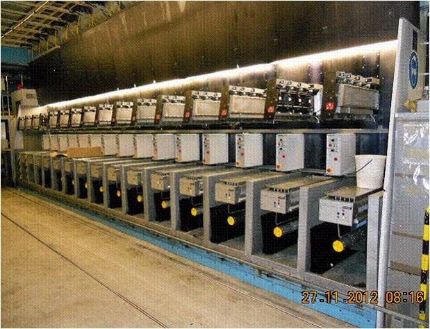 Barmag, SW46 1S-800, 1989, POY/FOY Filament Spinning Machine, 64 Ends, 1400 To/a Capacity
