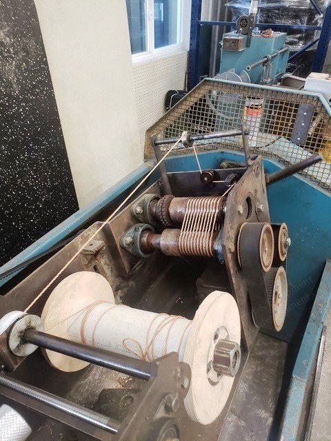 Roblon, Sima M44-15, Rope Laying Machine, 3 Strand, 72 Bobbin Creel, 6mm to 28mm Size Range