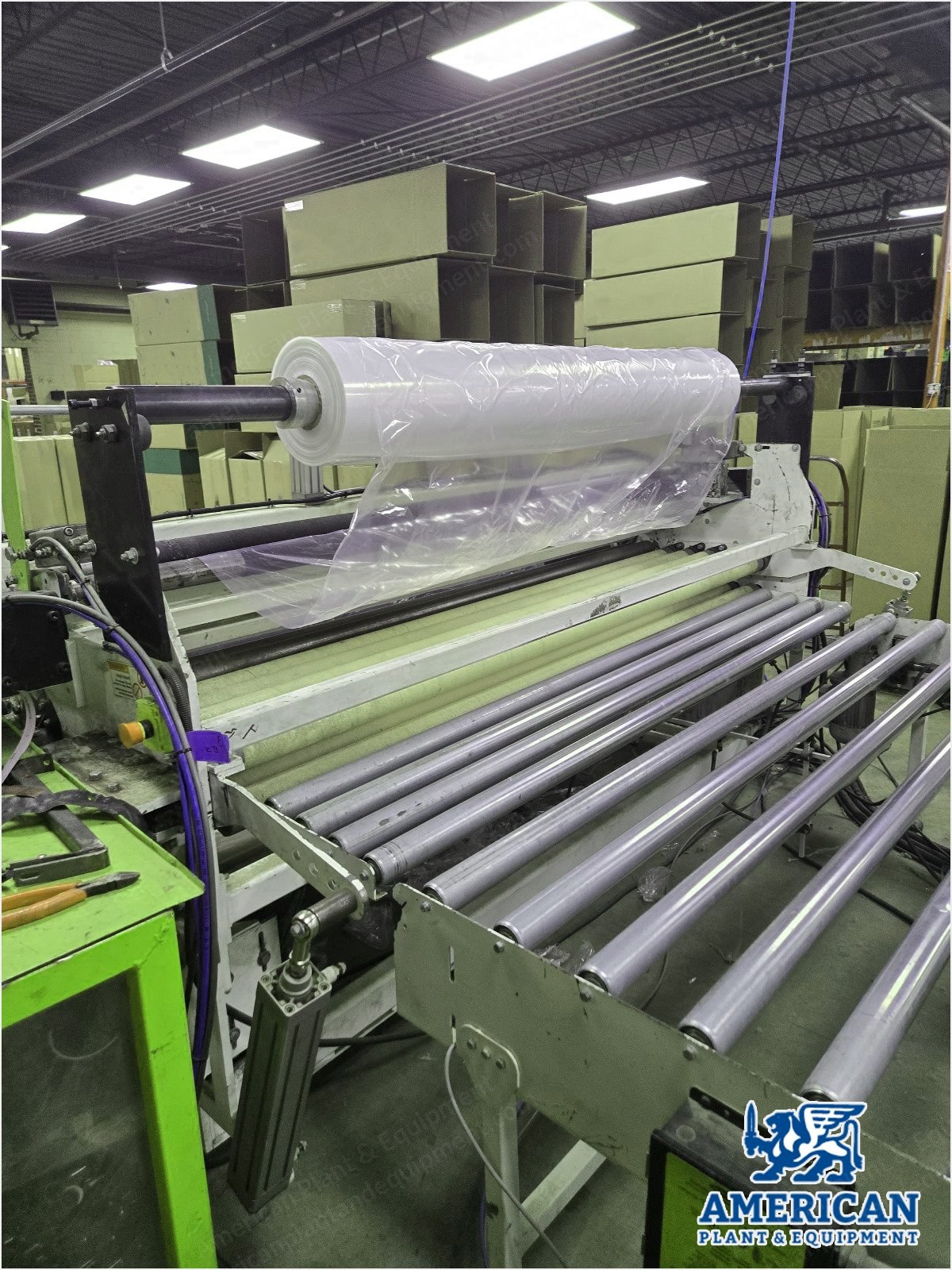 Teknomac, TK306, 2008, Roll Up Machine, with Press and Seal, 220V, 12 kW