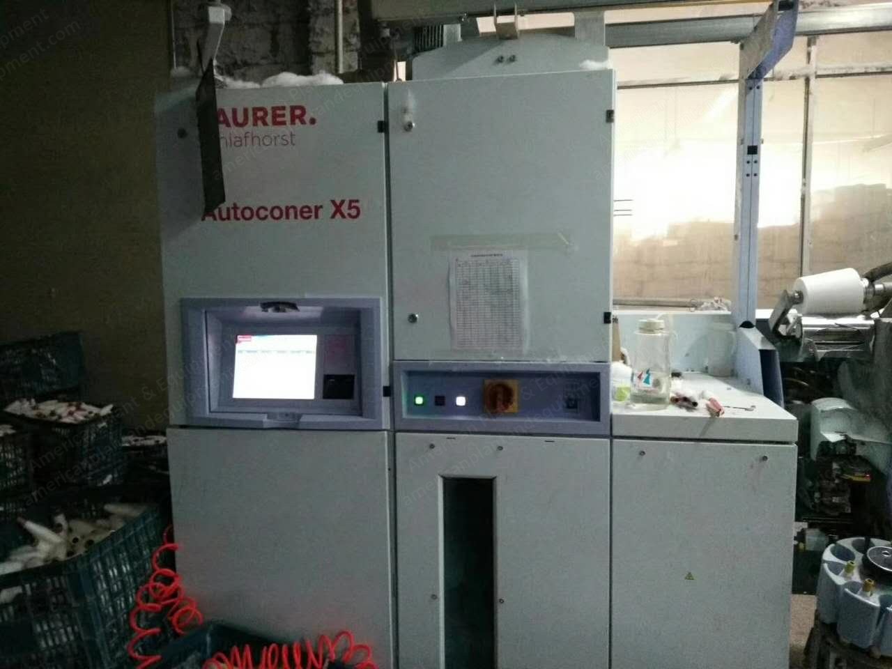 Schlafhorst, Autoconer X5, 2013, 60 Spindles, Loepfe Zenit Clearer, FX Tension Autoleveler