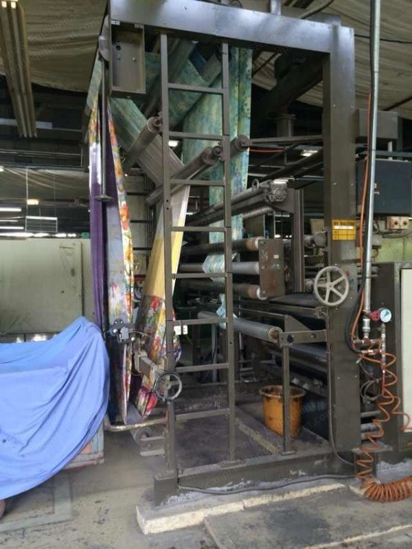 Buser Rotary Printing Machine, 1999, 1580mm Working Width, 14 Colors, 3 Chamber Dryer