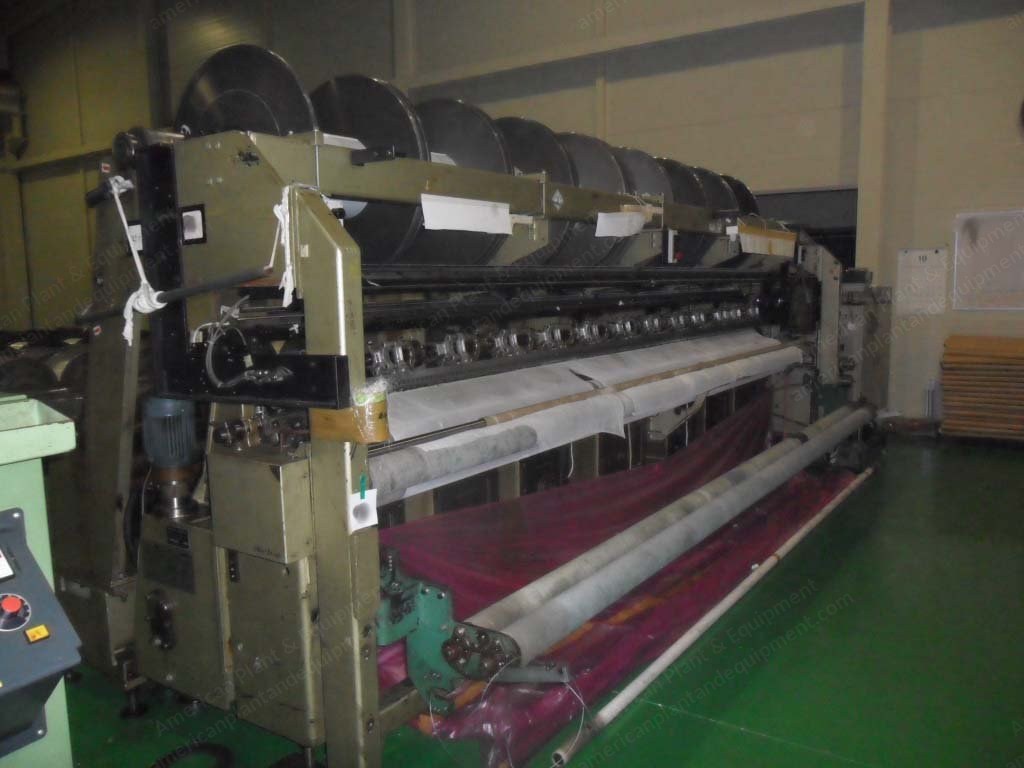 Karl Mayer, HKS2, 1991, 180" Width, 28E Gauge, Tricot Warp Knitting Machine