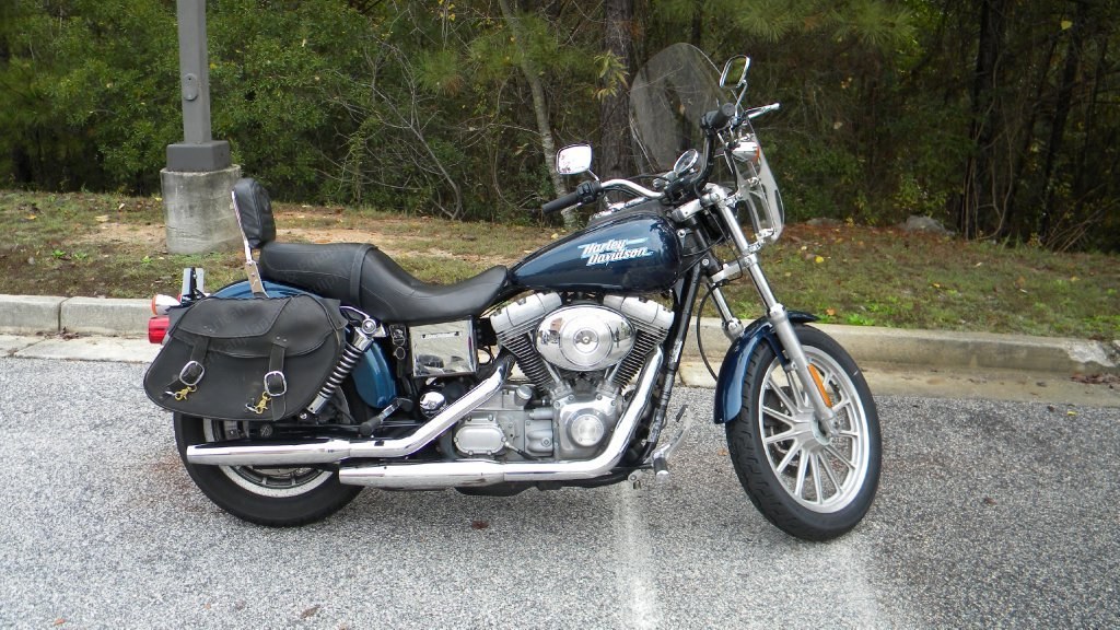 Harley-Davidson, Super Glide Dyna, 2002, 1449cc, Luxury Blue, 33411 Miles