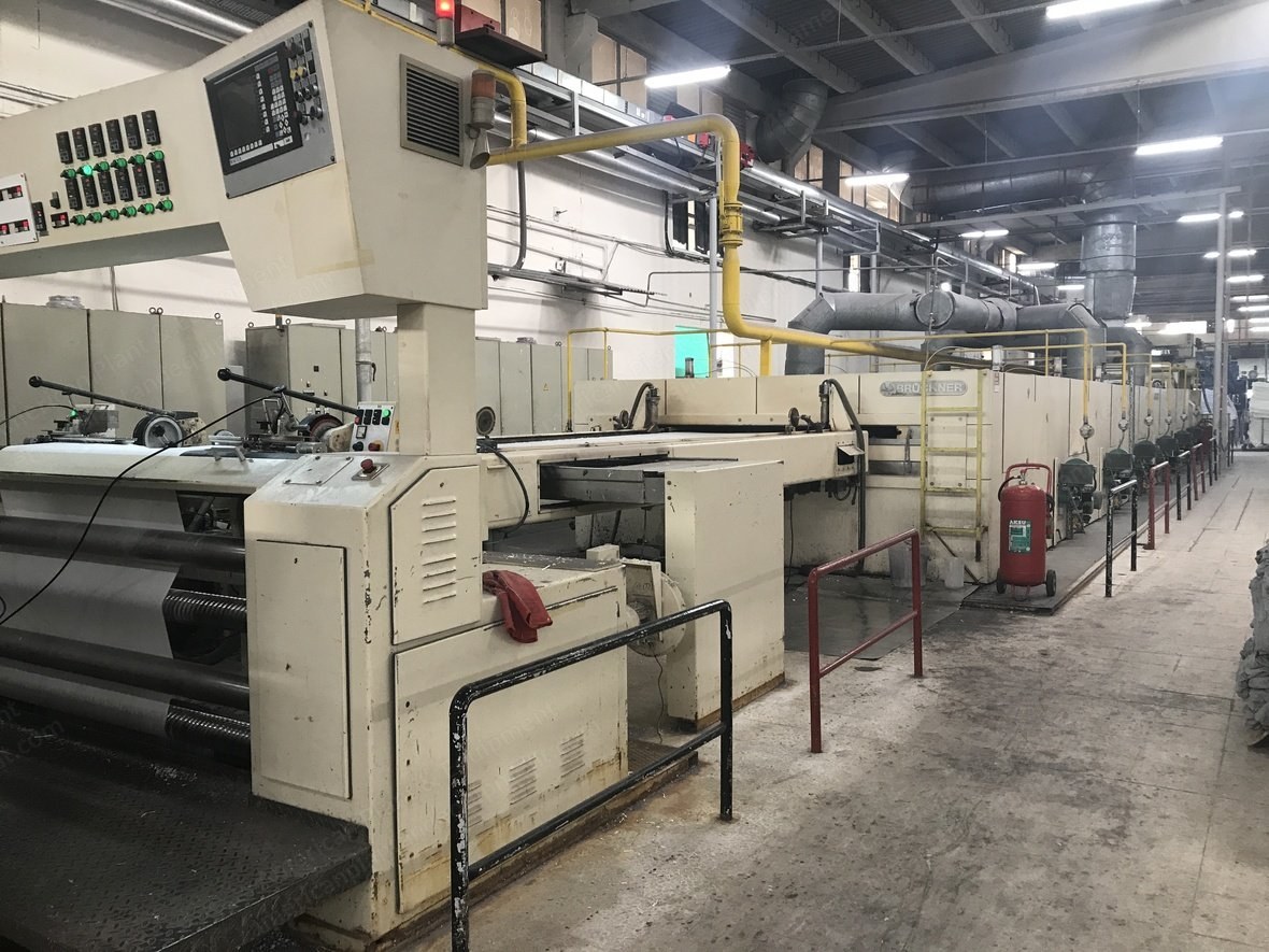 Bruckner, VN24/6, 2001, Working Width 2400mm, 6 Chambers, Gas Heated, Vertical Pin Chain