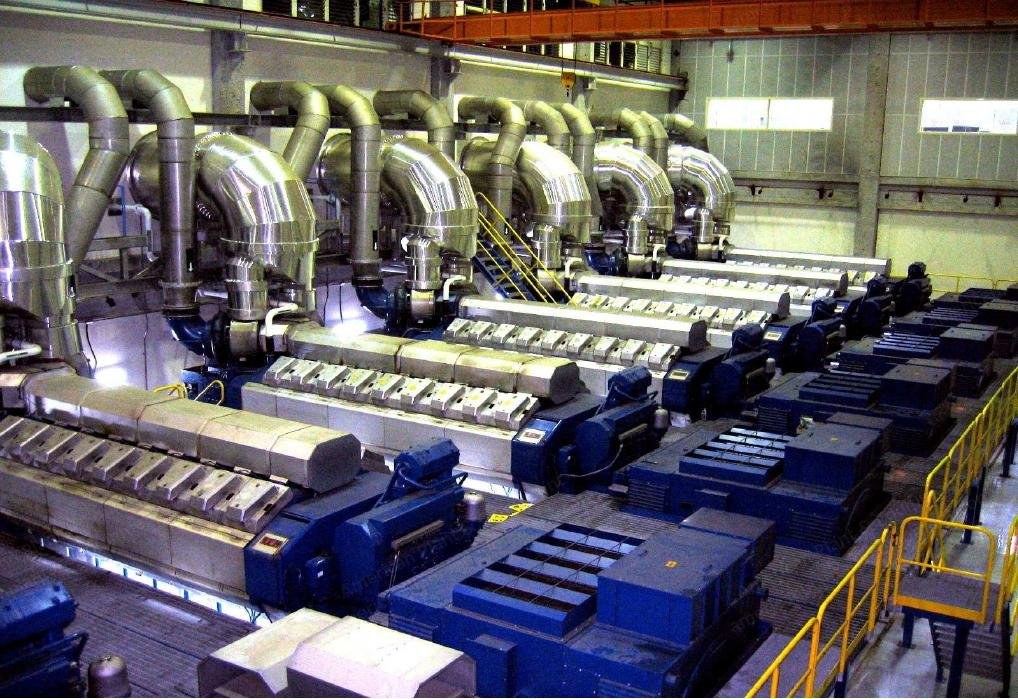 Wartsila, 18V32, 2004, 54.4 MW, 60 Hz, 11.4 kV, 7 Units Complete Power Plant