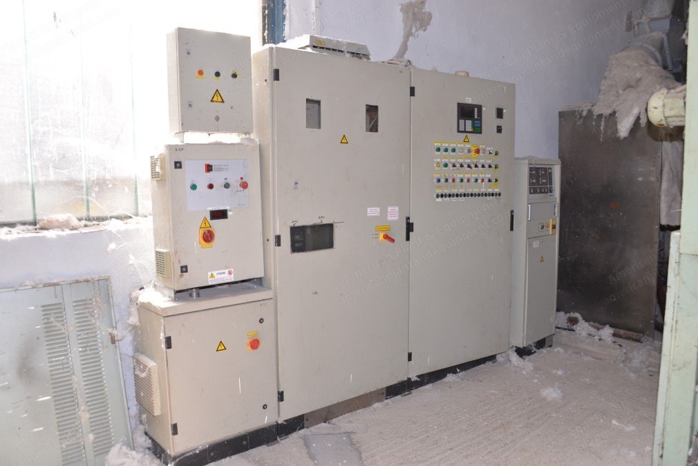 Needling Line, 3500mm Working Width, Asselin Cross-Lapper, Fehrer & Dilo Needle Looms, 1974 to 2015