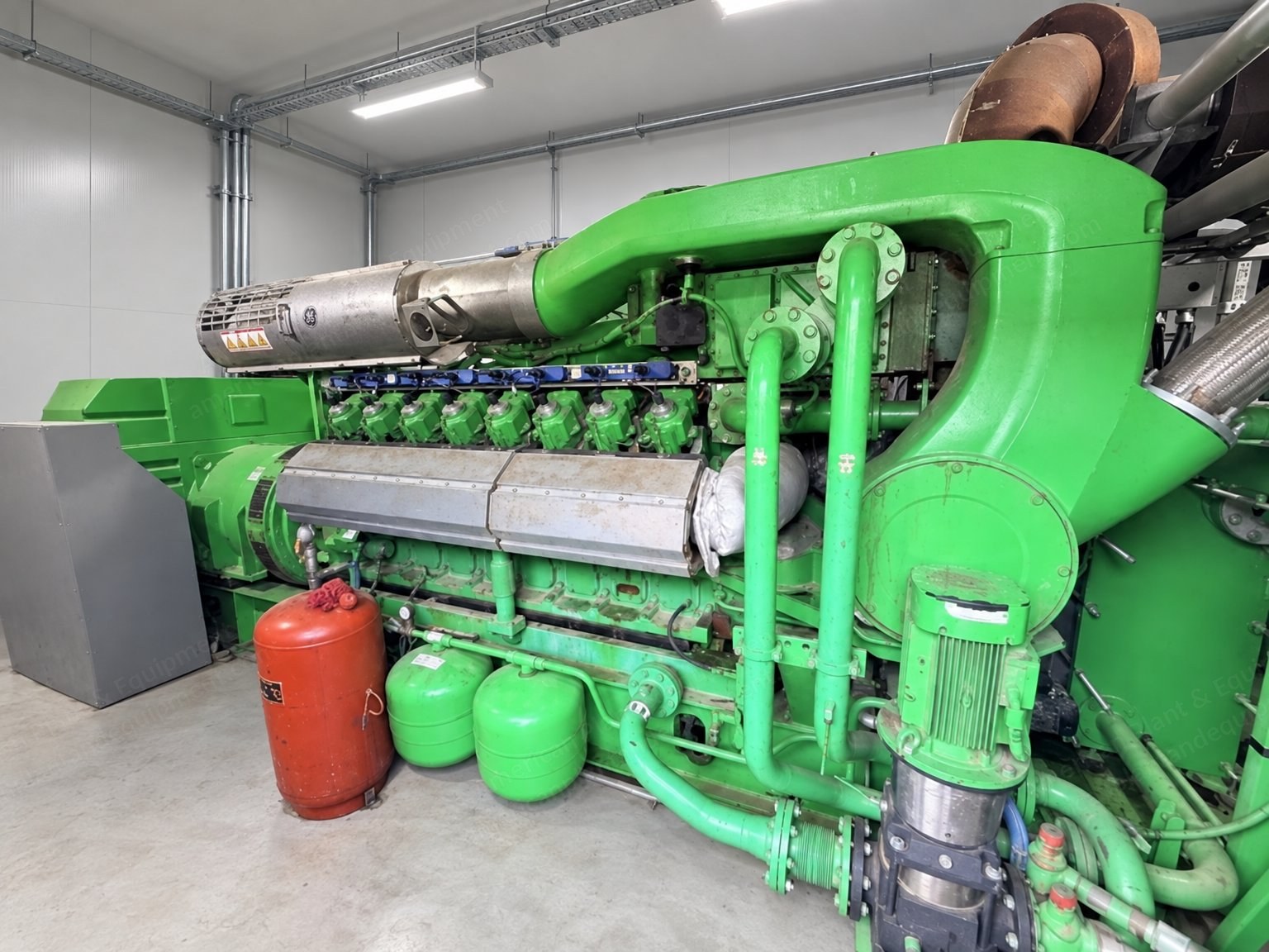 Jenbacher, JGS-416, 2011, Natural Gas Generator Set, 1,127 kW, 60 Hz, 4,160 V, 1,800 RPM, Enclosed with Switchgear