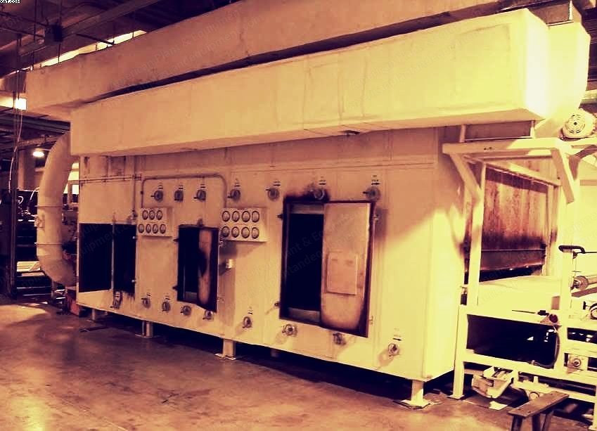 Thermobonding Electric Oven, 102" Wide Belt, 6.75" Opening, Conveyor Type