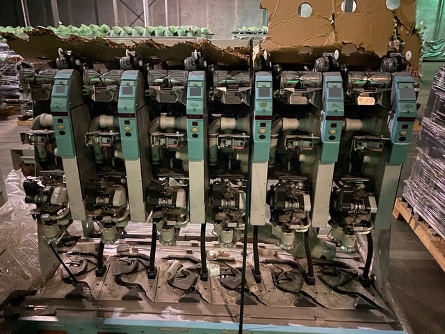 Savio, Polar E CBF, 2012, 60 Positions, 6" Traverse, Mesdan 4924 E Air Splicers, Uster Quantum 3