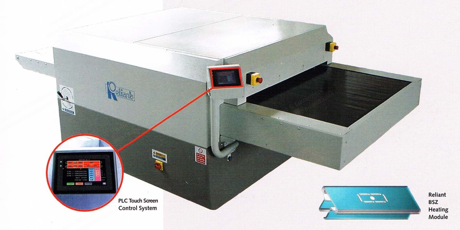 Reliant, Excel II 160, Fusing Press, 1600mm Operational Width, 30.6-40.8 kW, 3540x2357x1200mm