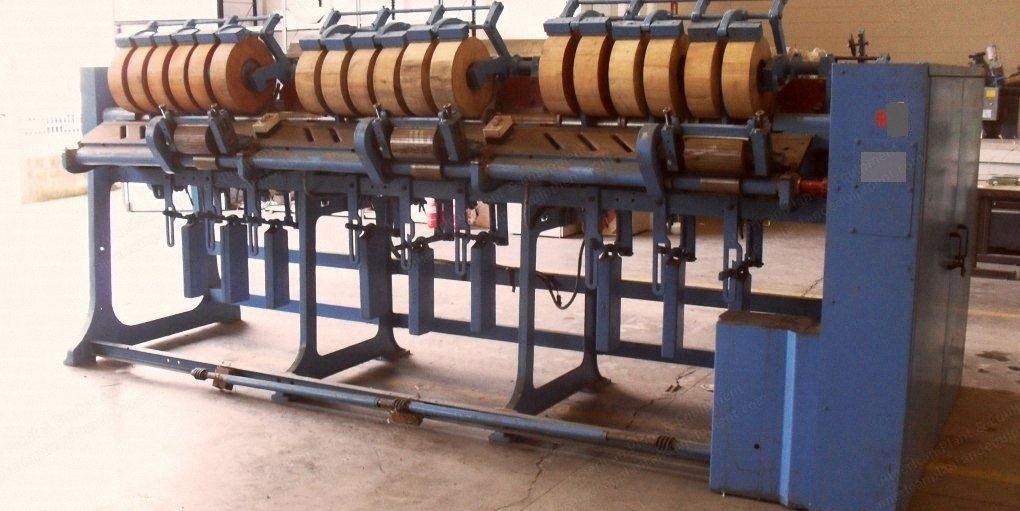 Bolelli, 1978, Tentering Machine for Hard Fiber, 1 Head, with 3-Head Coupling Machine, Softening Device