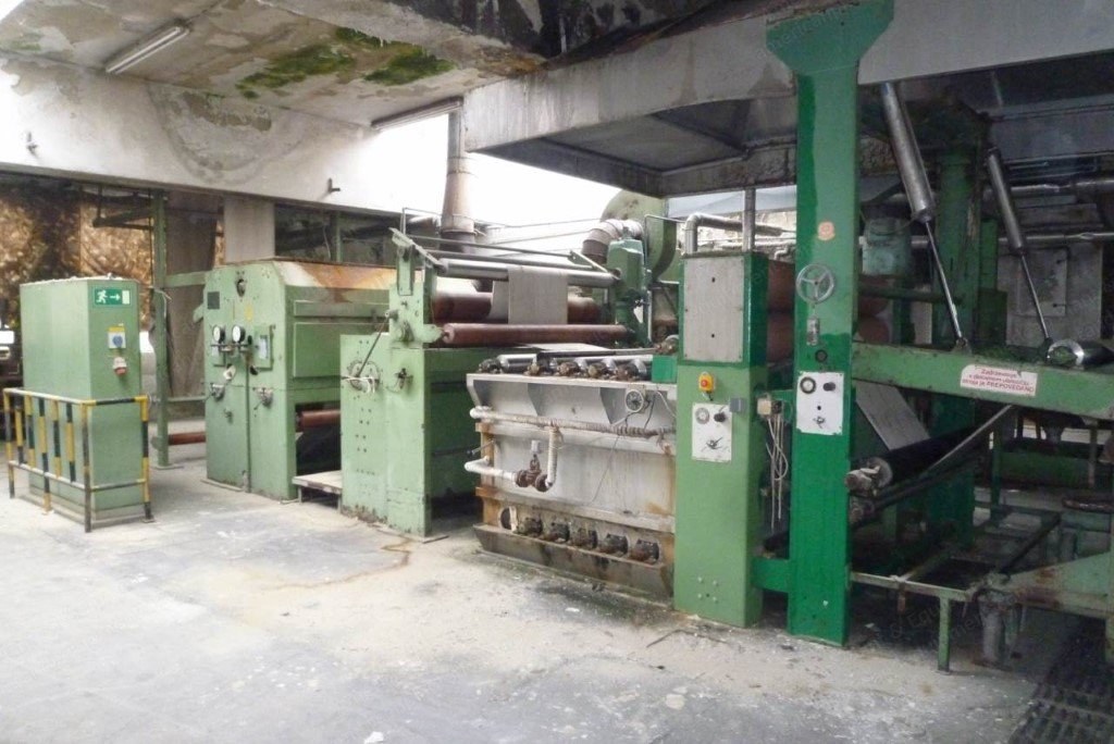 Osthoff-Senge Singeing Desizing Machine, 1979, 1800mm Working Width, 2 Burners