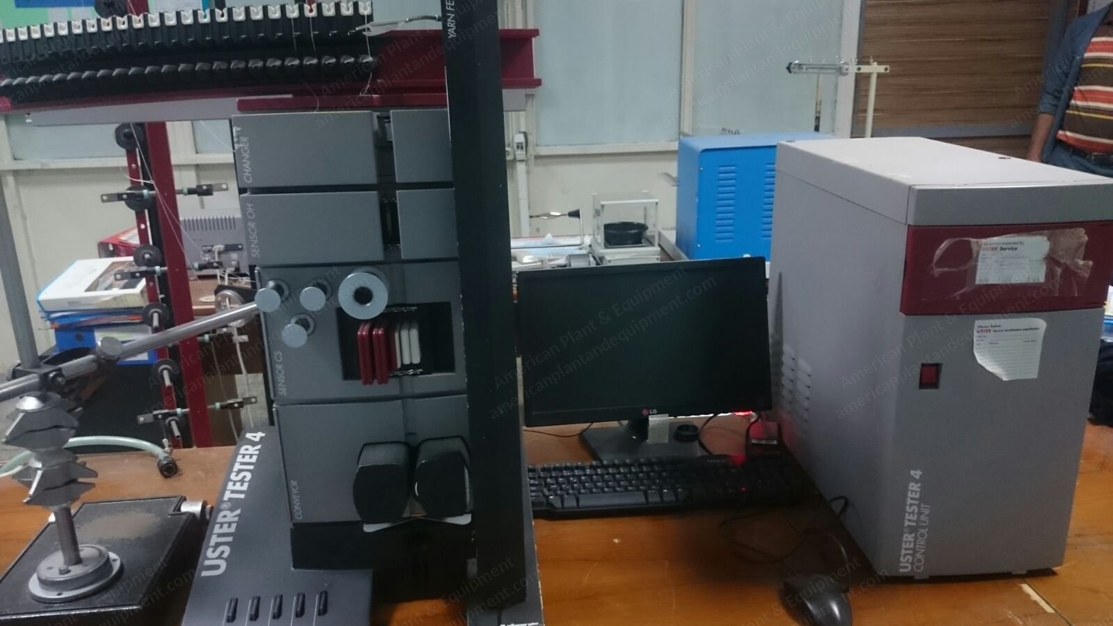 Uster, Tester 4, 2000, with OH Hairiness Sensor, OI Dust and Trash Sensor, Autocreel