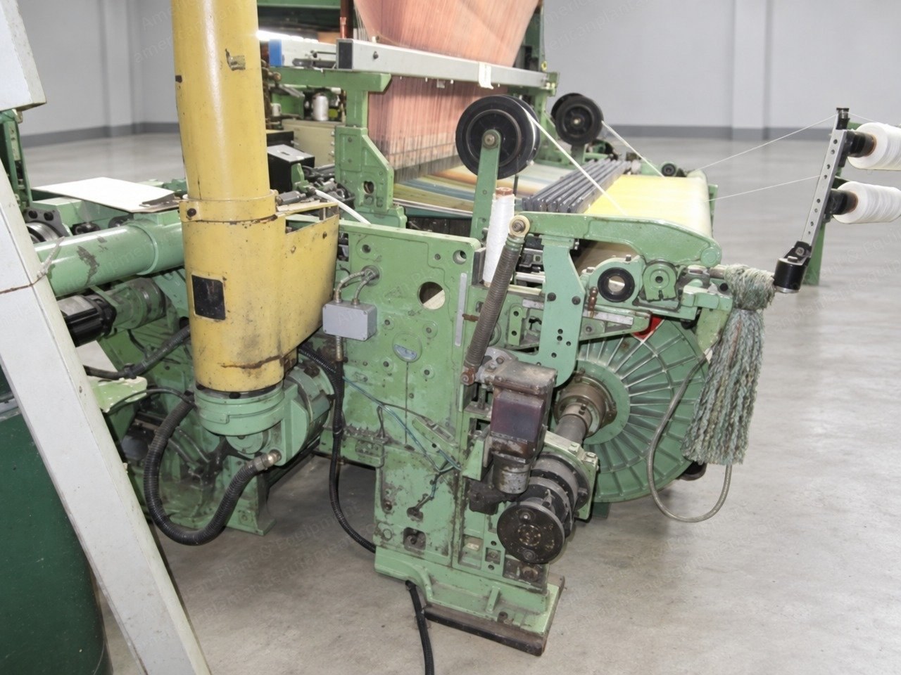 Dornier, HTVJ/8, 1997, Rapier Jacquard Loom, 210 cm, Staubli CX 1060 Electronic Jacquard, 10,240 Hooks, JC5