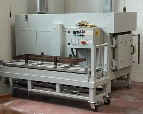 CTM, RE PFL/1.6, 2020, Spinneret Cleaning & Preheating Chamber Oven, Max 500°C, with Handling Cart