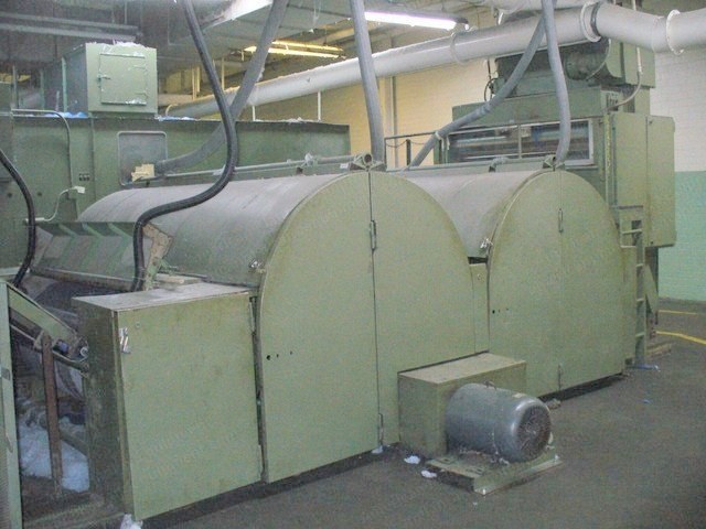 Krupp Spinnbau, Nonwoven Production Line for Blankets, 2030mm Working Width, 25 HP Main Motor