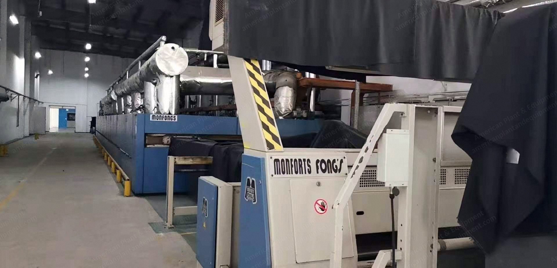 Monforts, 2003, 2000mm Working Width, 8 Chambers, Oil Heated, Horizontal Chain