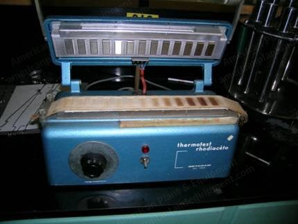 Rhodiaceta, Sublimation Tester, 12 Temperature Heads, 80C to 320C