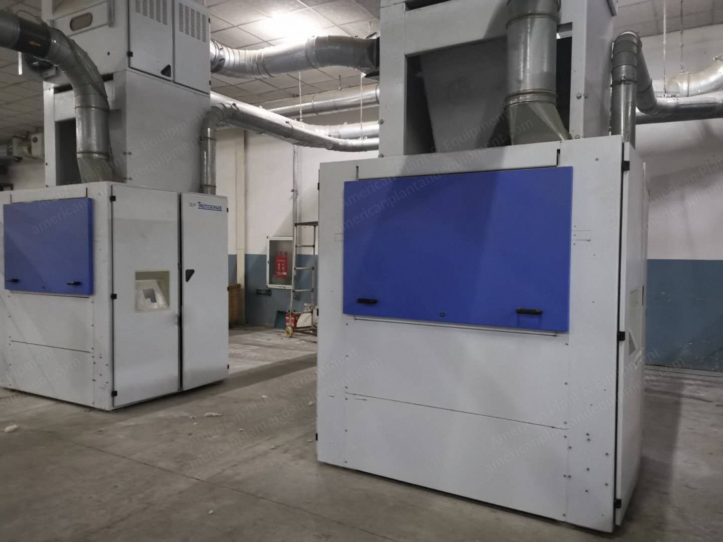 Trutzschler Blow Room, 2013, 1x Single Axial Flow, 2x Fine Opener, 2x Multi-Mixer, 18x TC05 Card