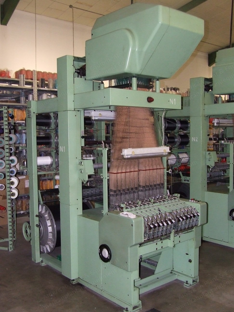 Müller Frick, MVC 150/12/30, 1989, Label Weaving Loom, 12 Ribbons, Width 30mm, Jacquard